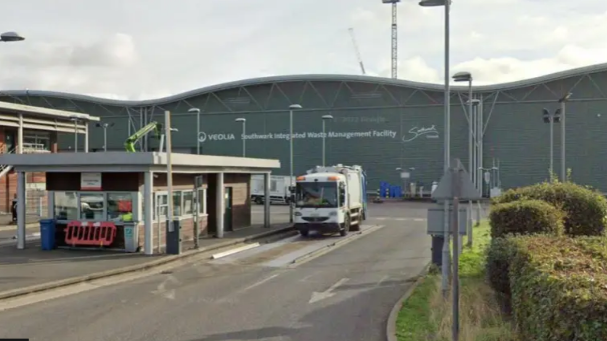 recycling centre fire
