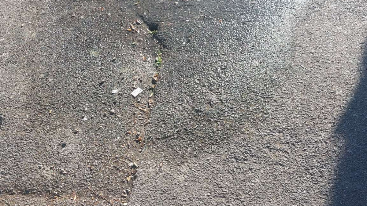 pavement leak